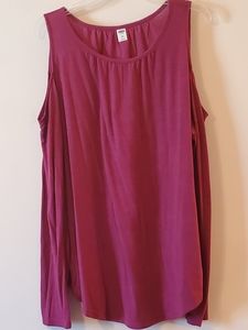 Cold shoulder long sleeve top